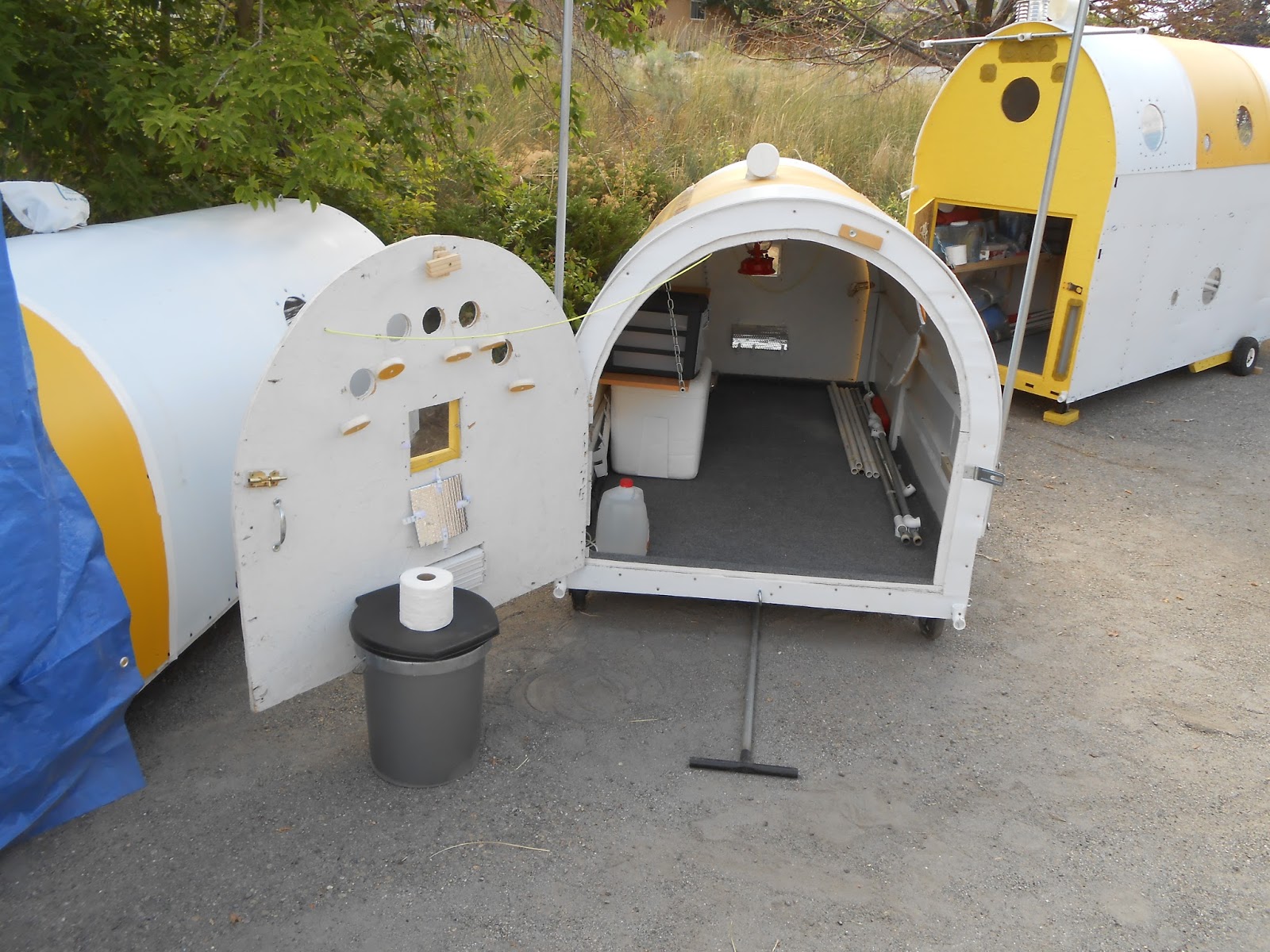 Build a Dignity Roller Pod for the Homeless Pictures of the Pods